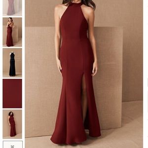 NWT BHLDN Montreal Crepe Maxi Dress